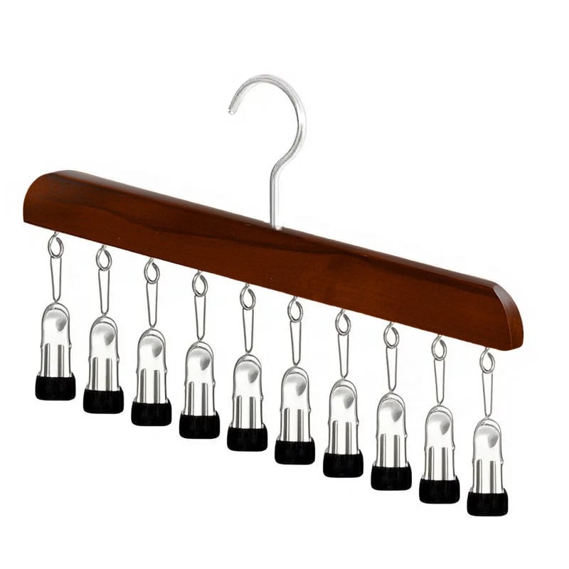 Closet Organizer with 10 Clips🔥 - Space Saving Hanging Closet Organizer