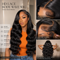 Wave Wig Natural Black