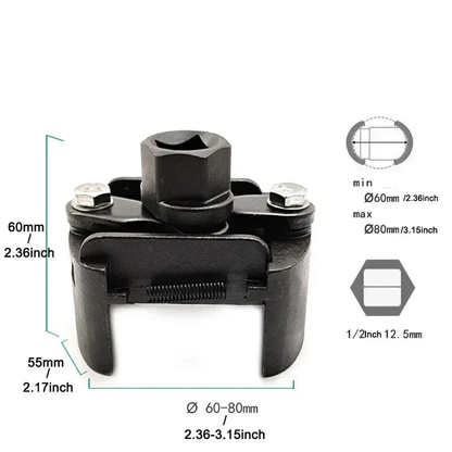 Adjustable Steel Spanner for Car Oil Filter