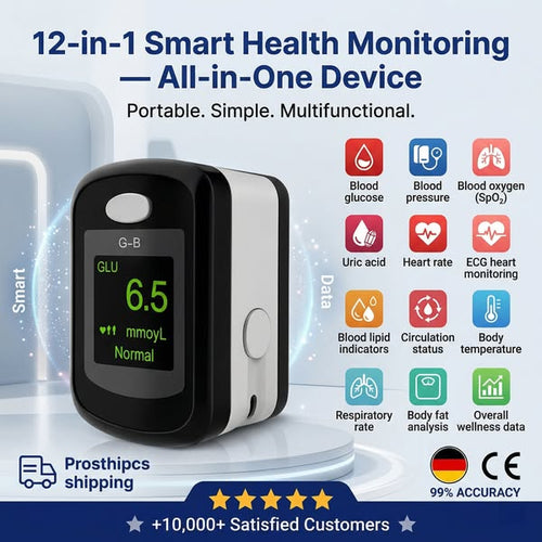 Omron 8-in-1 non-invasive blood glucose meter| High-Precision 99.9% Accuracy | TGA Certified