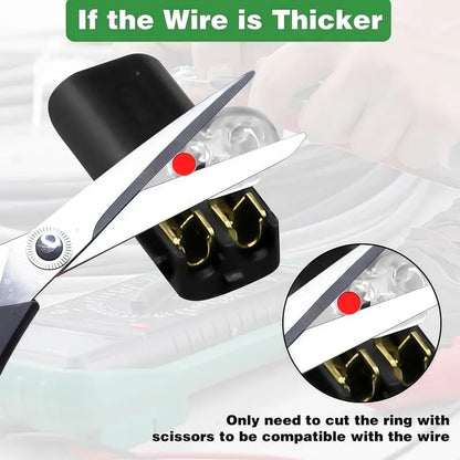🔥Last Day Promotion 49% OFF - Double-Wire Plug-in Connector Led Light Strip Connectors 2 Pin