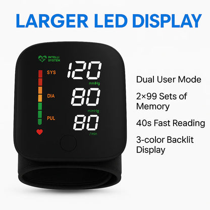 🚨Final Hours – Selling Out FAST! 🏆 Smart Wrist Blood Pressure Monitor 📊 Medical-Grade Accuracy 99.9% 👨‍⚕️ Recommended by Health Professionals