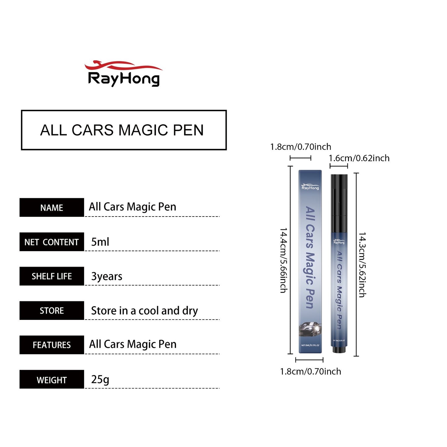 💥Buy One Get One Free⚡Magic Car Scratch Removal Pen ⚡